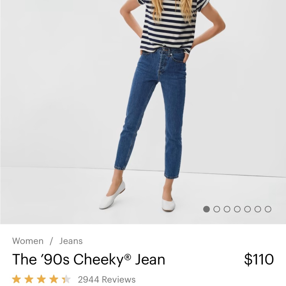 Everlane The Curvy 90’s a cheeky Straight Jean